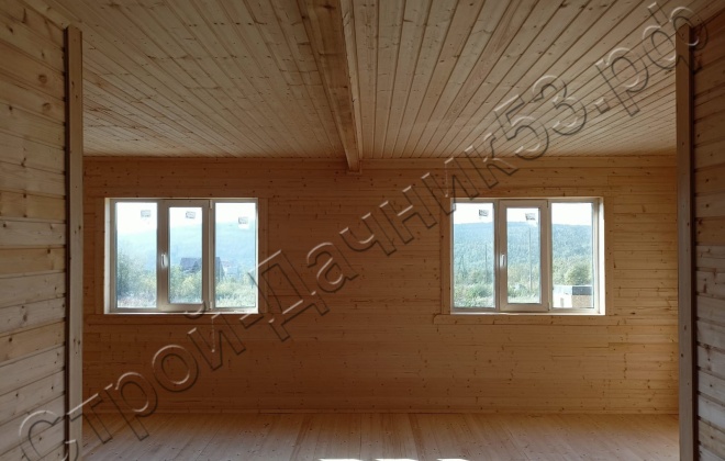 4 Каркасно-щитовой дом Д-3, 9х7.5м, 67.5 М², Мурманская область,  Кольский район, гп Кильдинстрой (13)